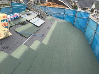 スレート材 葺き替え
