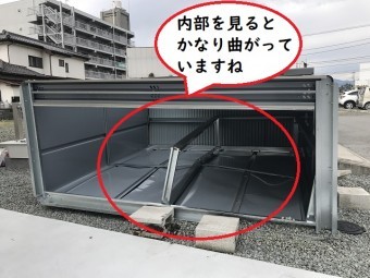 火災保険 物置倒壊1