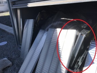 火災保険 物置曲がり部分