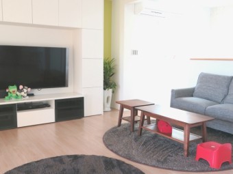 写真AC リビングスペース テレビ収納 薄型テレビ