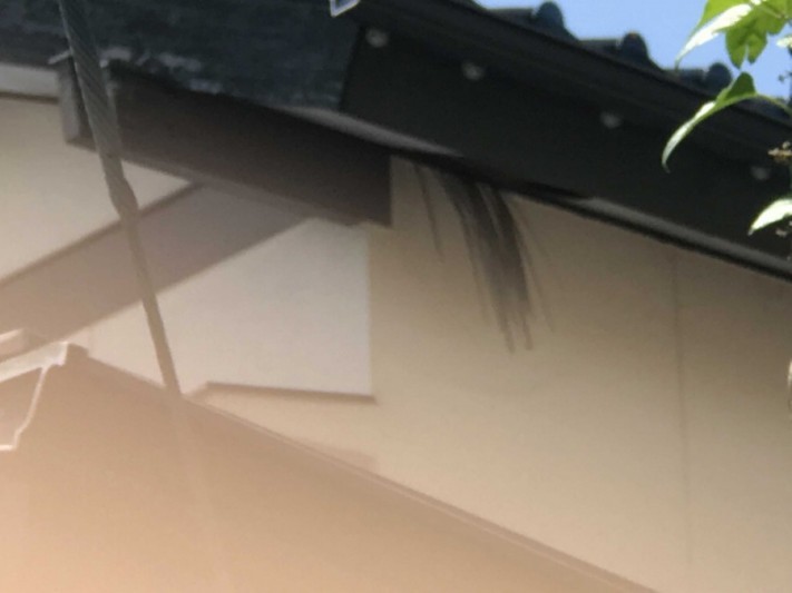 軒天 補修前