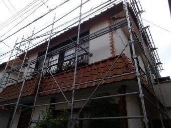 2階建て 足場