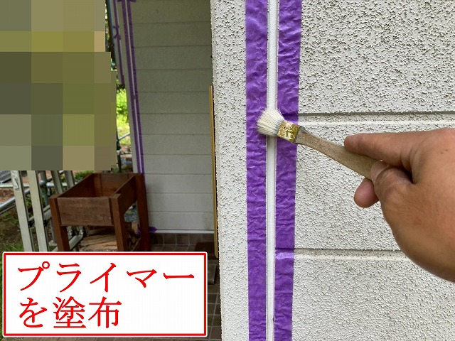 北杜市でサイディング目地のシーリング打ち替え工事を実施！先打ち工事で仕上げます！
