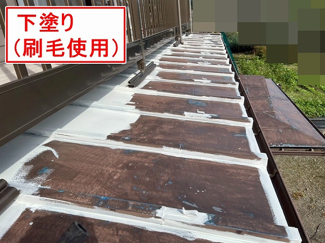 大月市で金属屋根塗装!サーモアイプライマー・サーモアイSiの遮熱効果で室内が快適!