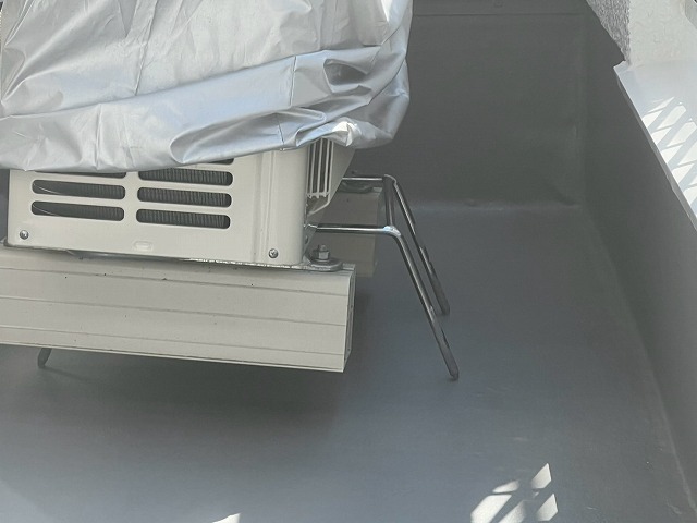 室外機周辺の施工後
