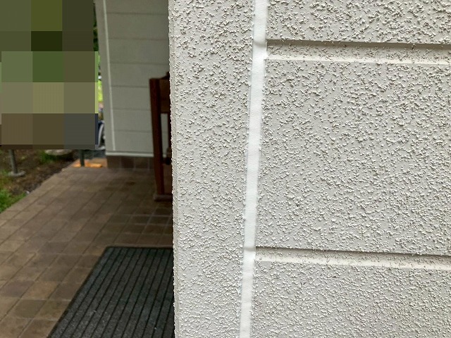 養生撤去後の目地
