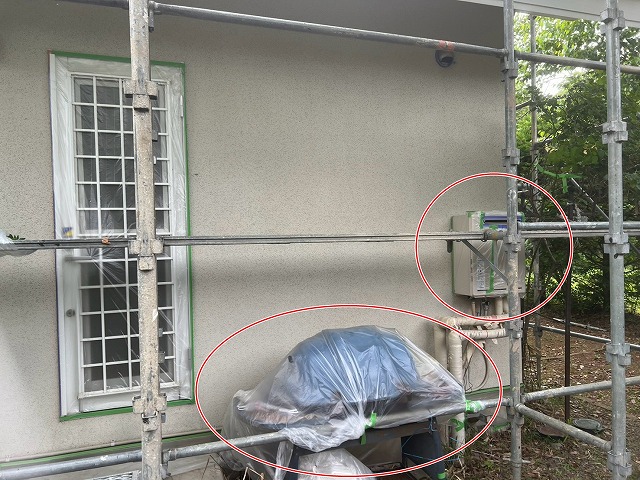 設備機器の養生