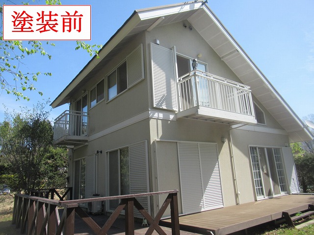 塗装前の住宅外観