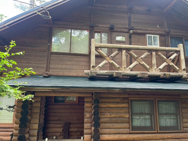下屋根の施工後全景