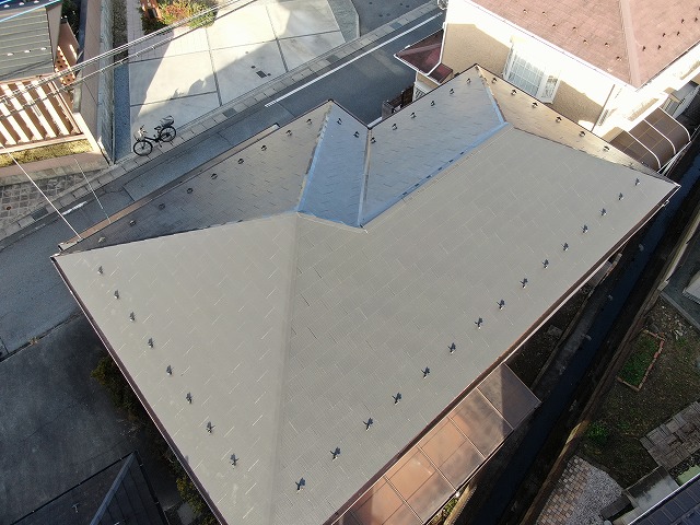 昭和町　完工後　屋根写真