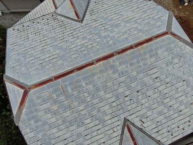 山梨市で屋根塗装の調査依頼がございましたので調査にいきました！