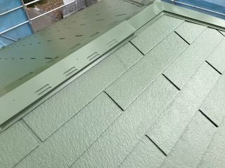 屋根塗装　完了