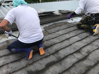 屋根　葺き替え工事