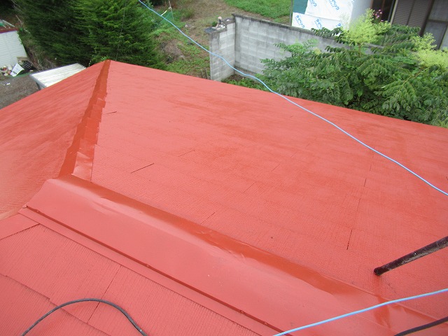 北杜市　屋根塗装