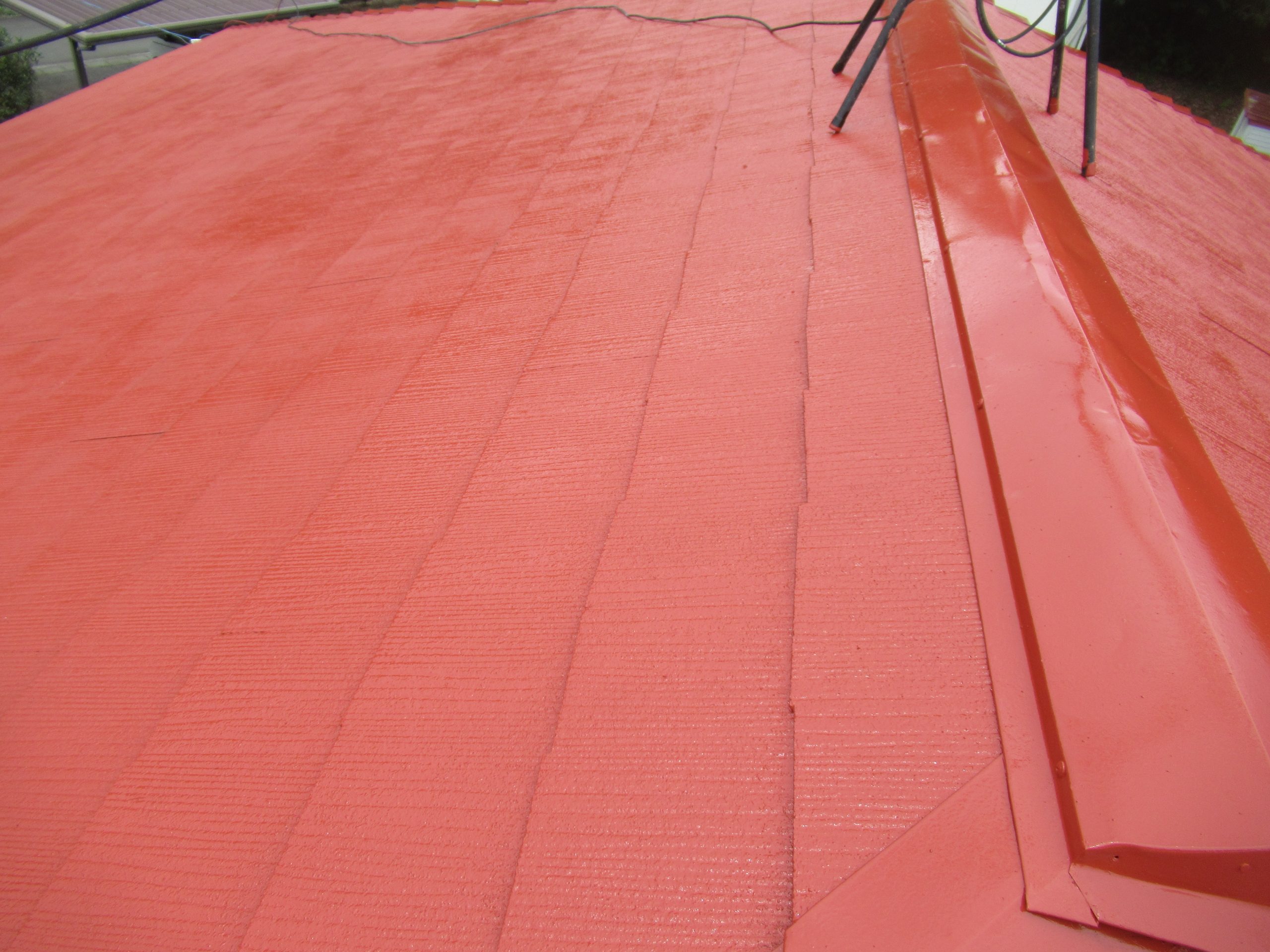 北杜市屋根塗装完成