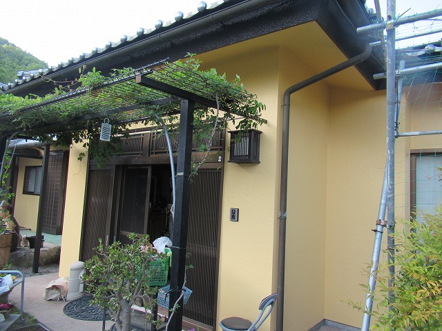 市川三郷町　外壁塗装完成