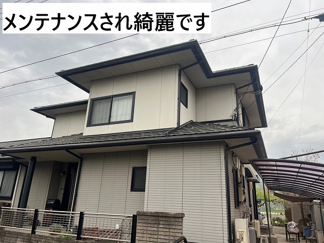 中央市　戸建て住宅のメンテナンスが行き届いている