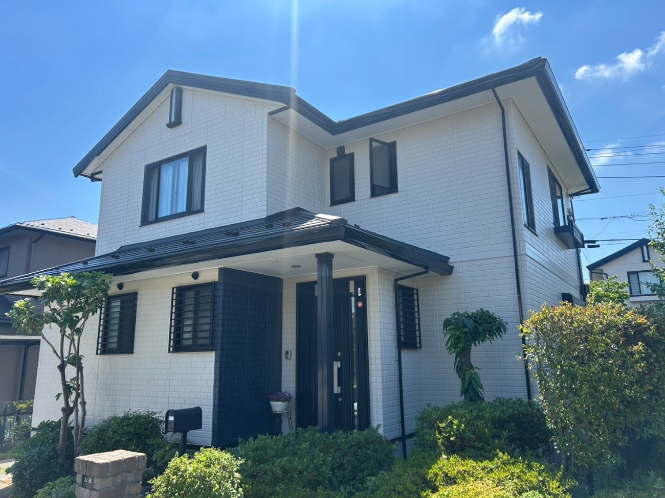 お客様の声　　外壁塗装工事　施工後