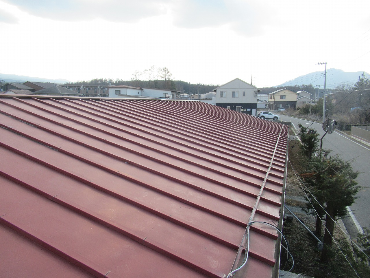 富士河口湖町　屋根塗装　工事前