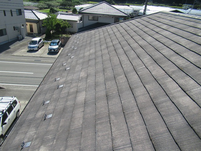 南アルプス市　屋根塗装前